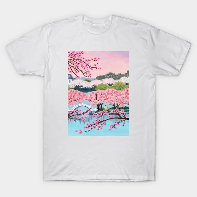 Blossom Ride T-Shirt by Sarah Gesek Studio